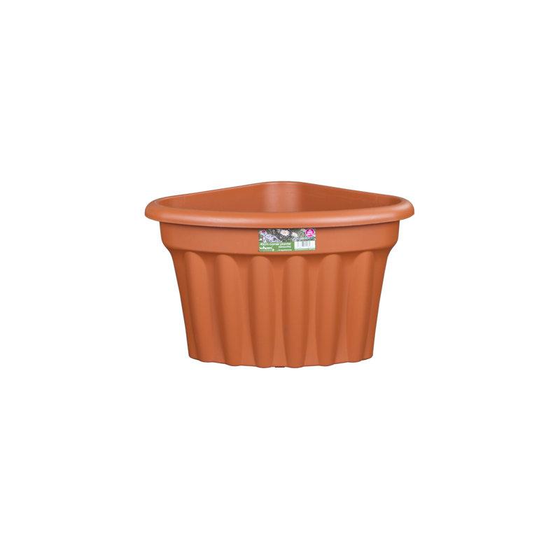 Wham Vista 40cm Corner Planter Pack of 5, 3, Terracotta