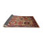 Tapis oriental rouge / ivoire / bleu-1568048641