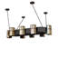72" Long Hyde Park Cortland 8 Light Oblong Chandelier
