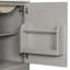 Meuble-lavabo de 20 po avec lavabo en céramique, porte à fermeture en douceur, tablette ajustable en forme de U, tiroir de compartiment et support de porte, style moderne, conception peu encombrante-405079131