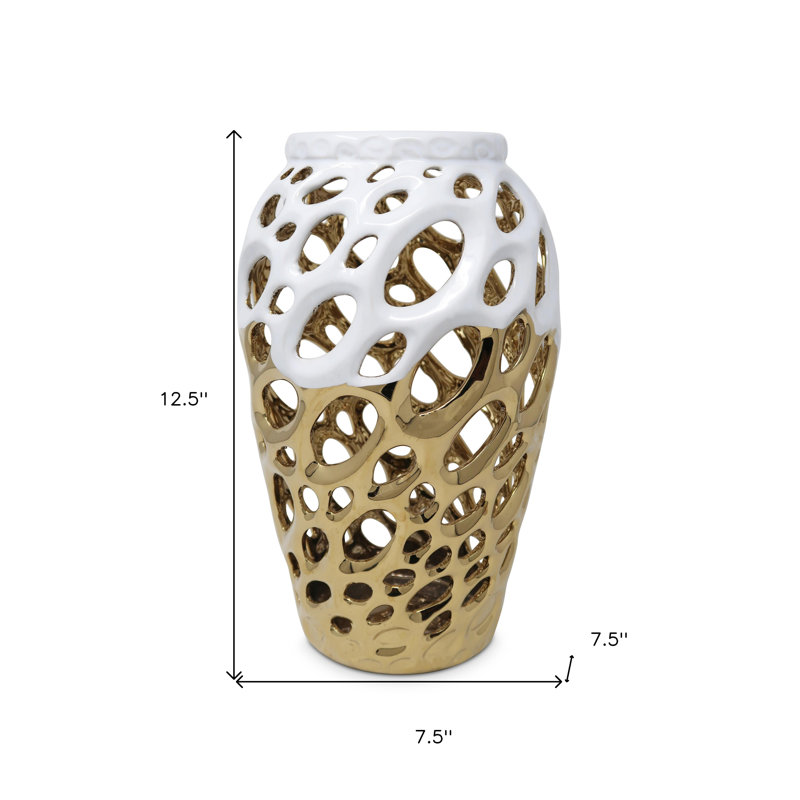 Vase de table 13 "en porcelaine