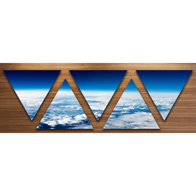 « superbe view from avion », impression à multiples images sur toile