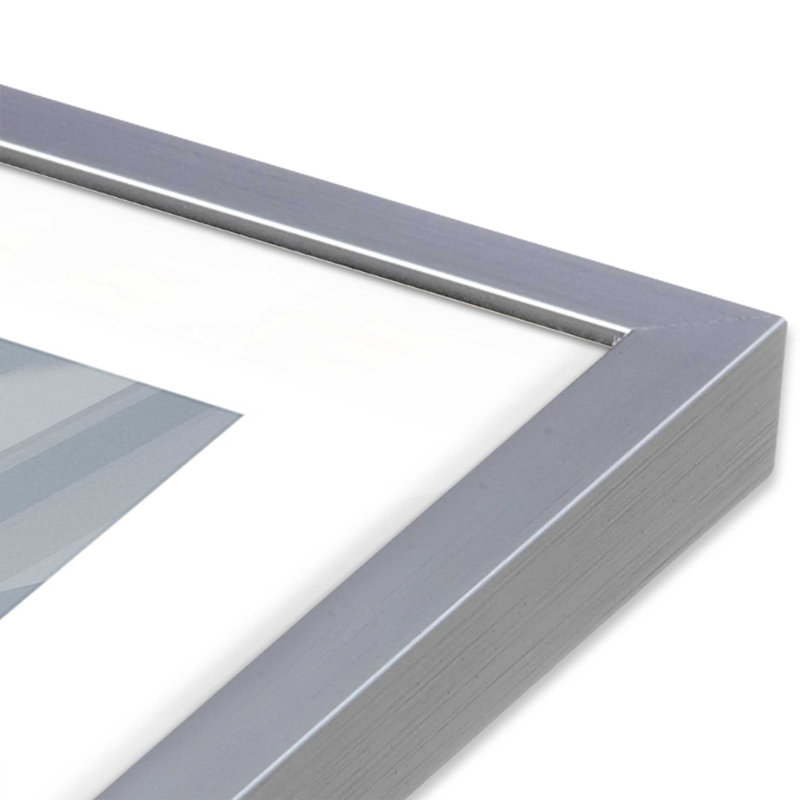 «Nuage solitaire», Cadre en chrome poli, H 15,25 po x l 12,25 po