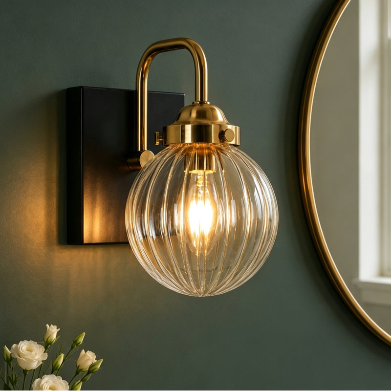 Yedidal Dimmable Armed Wall Sconce