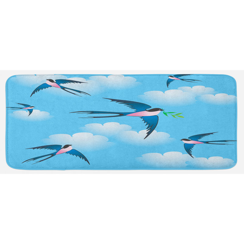 Tapis de cuisine oiseaux