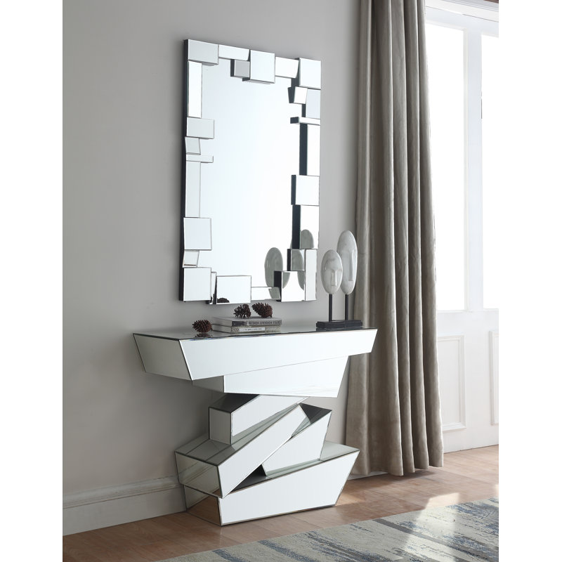 Reshawn 48'' Glass Console Table