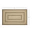 Tapis en laine tressé géométrique Amadus / kaki jute / taupe gris / crème-2020691966