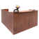 Nahlen Reception Desk with Double Pedestal File Cabinet