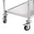 Kitchen Utility Cart, 3 Tiers, Wire Rolling Cart W/ 450LBS Capacity, Steel Service Cart On Wheels, Metal Storage Trolley W/ 80Mm Basket Curved Handle PP Liner 6 Hooks, For Indoor And Outdoor Use