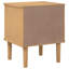 Bedside Table Rattan Look-93366320