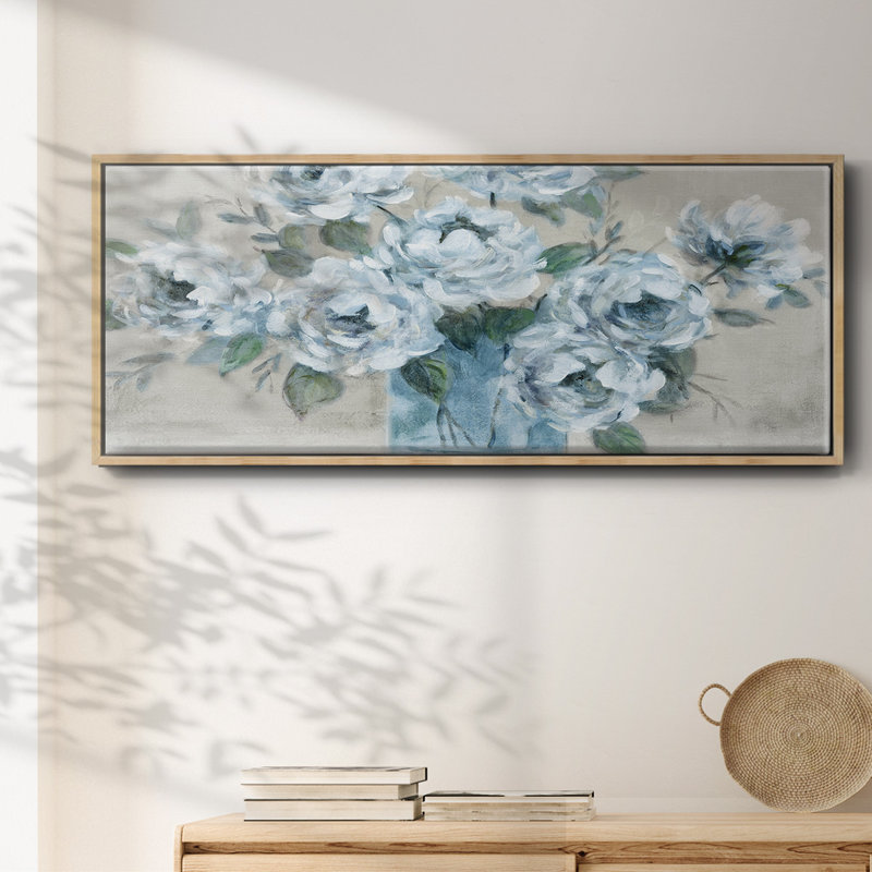Tender Roses- Framed Canvas