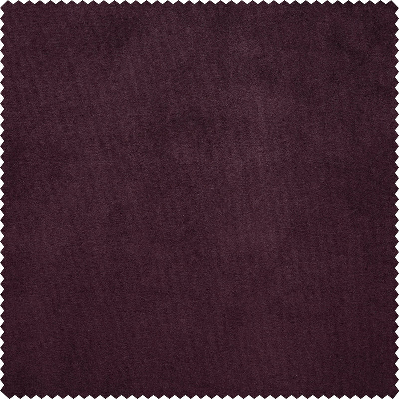 Rideaux en velours moelleux Matra pour chambre à coucher ‑ rideaux obscurcissants pour les fenêtres de salon, panneau simple
