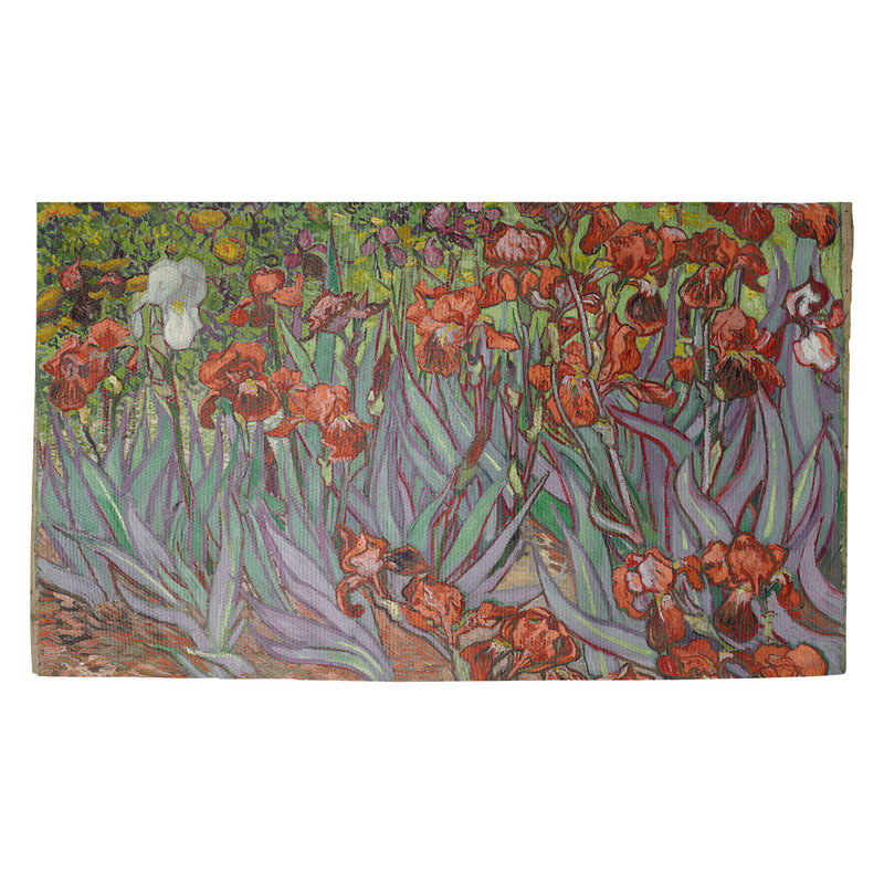 Browerville Indoor Doormat, Rectangle 2'1.5" x 3'4", Red