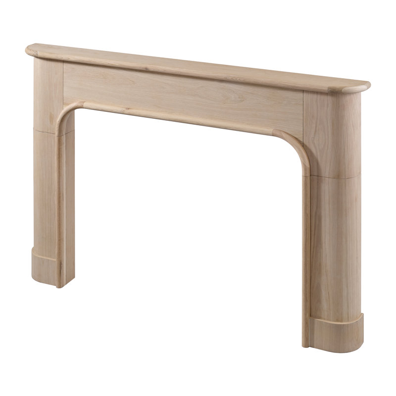 Willow Bend Wood Fireplace Mantel, 72", Unfinished