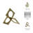 Fulk 9'' W Metal Abstract Sculpture-557422031