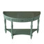 Console demi-lune en bois massif avec tiroir et tablette-537646100