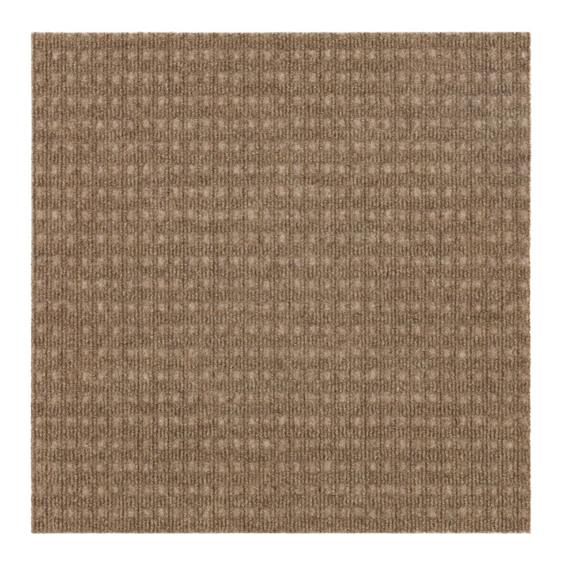 Carreau de tapis en polyester auto-adhésif 18 po x 18 po intérieur / extérieur (paquet de 10) (22,5 pieds carrés / boîte)