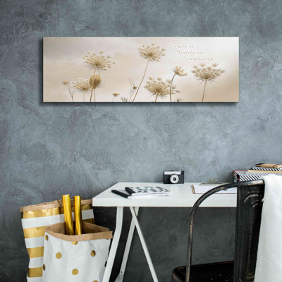 Winston Porter 'There is Beauty in Simplicity' by Lori Deiter, Canvas Wall Art, 36" x 12"