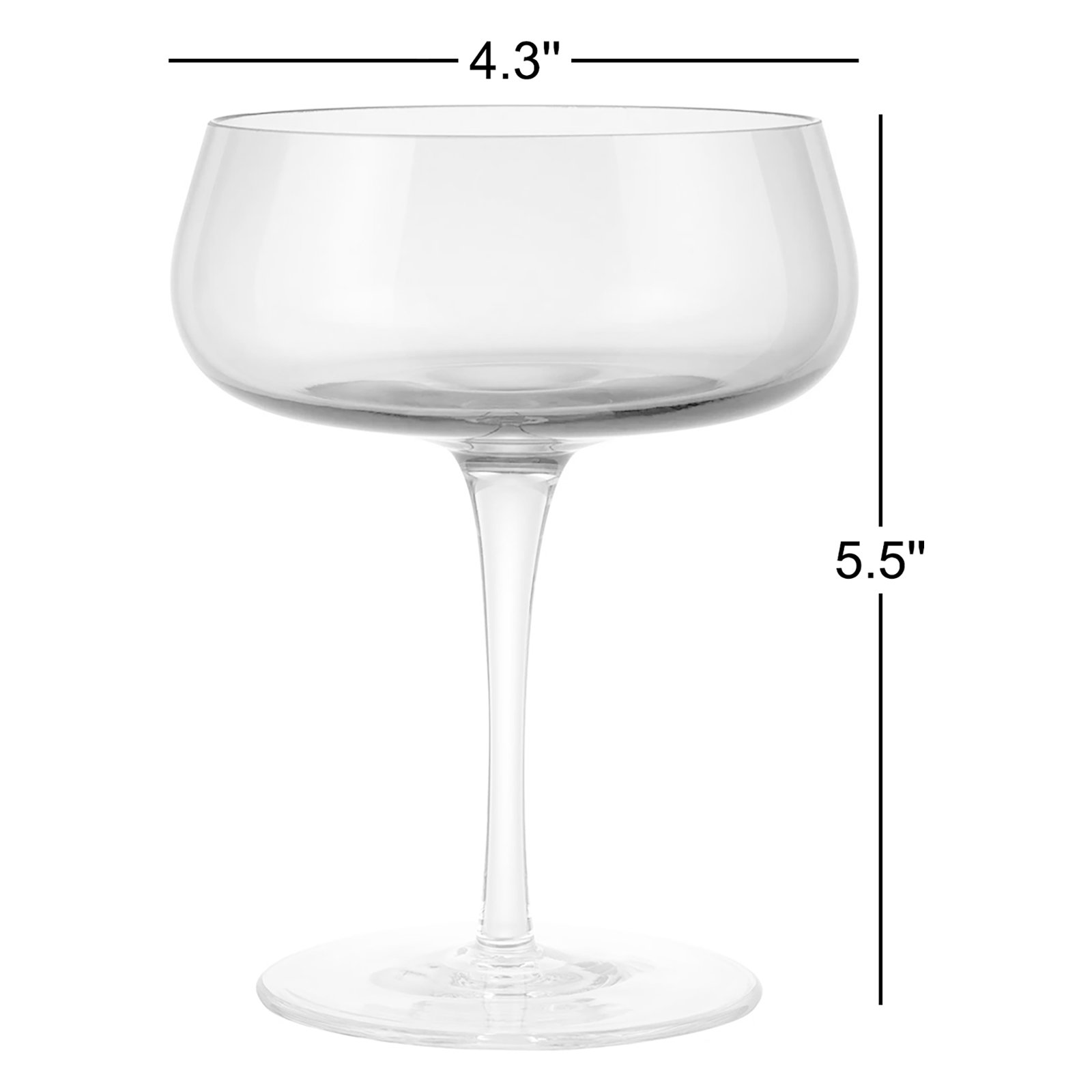 Belo Coupe Glass, Coffee