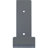 2"W x 8"D x 6"H Steel Hanging Shelf Bracket, Antiqued Copper-889515844-933098854
