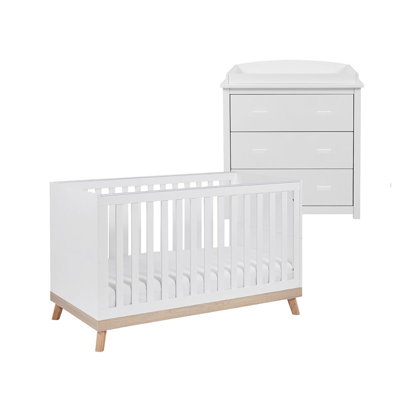 Mona 2 Piece Universal Room Set, White