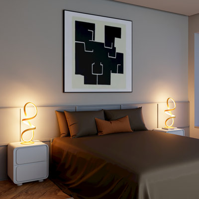Brecklyn 16.7" H Metal LED Table Lamp