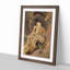Fukuryu Rakan Zy by Kano Hogai - Picture Frame Painting Print-55578960-55578957