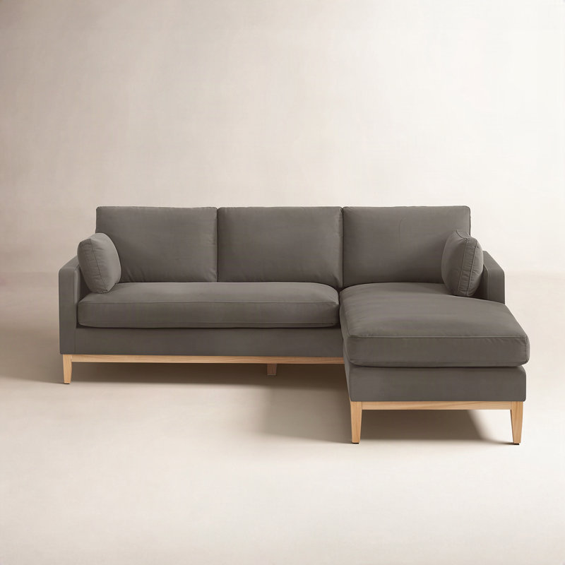 Canapé modulaire en L Pierre, Java Velvet