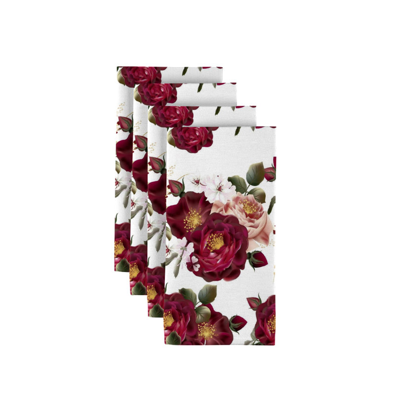Mowgli Polyester Floral Square Napkin