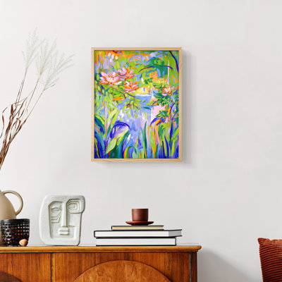 FLORAL Series DCXIX  -Premium Framed Print -Ready to Hang - No Nails Required