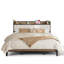 King Bed Frame with Upholstered Storage Headboard & Charging Station-439278227-454790517
