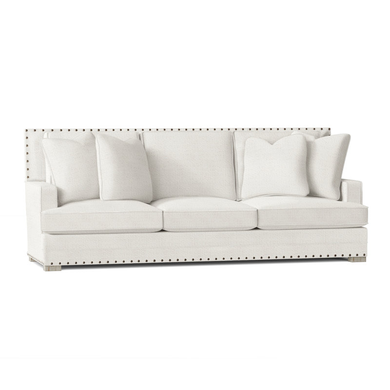 Cantor Upholstered 94.5'' Sofa, Antique White, Cream 1220-002