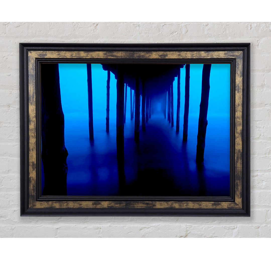 Under The Boardwalk Blues - Einzelne Bilderrahmen Kunstdrucke