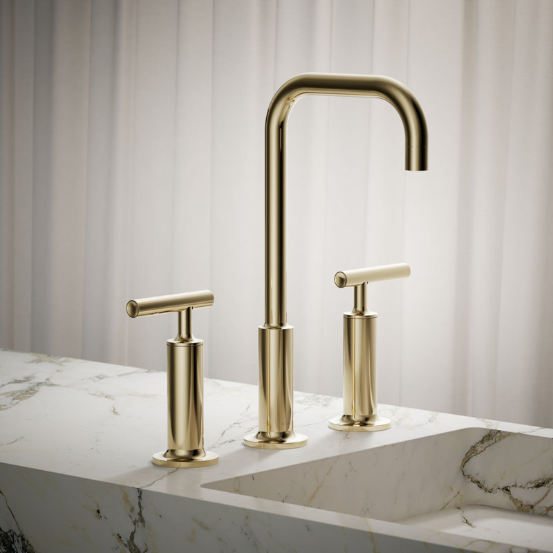 Robinet de salle de bain Purist®, Doré clair