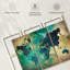 «World Map Aged World Map XXXVII», reproduction sur toile 3 pièces par Tess P-93060987
