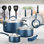 14 - Piece Non-Stick Stainless Steel (18/10) Cookware Set