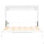Grand lit escamotable mural et USB, blanc