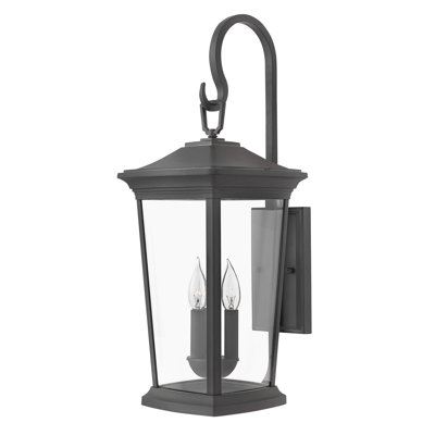 Bromley 3-Light Aluminum Outdoor Wall Mount Lantern