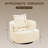 Modern Upholstered 360° Swivel Barrel Accent Chair with Pillow-1111578499