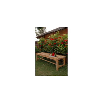 Landyn Solid Wood Teak Outdoor Bench