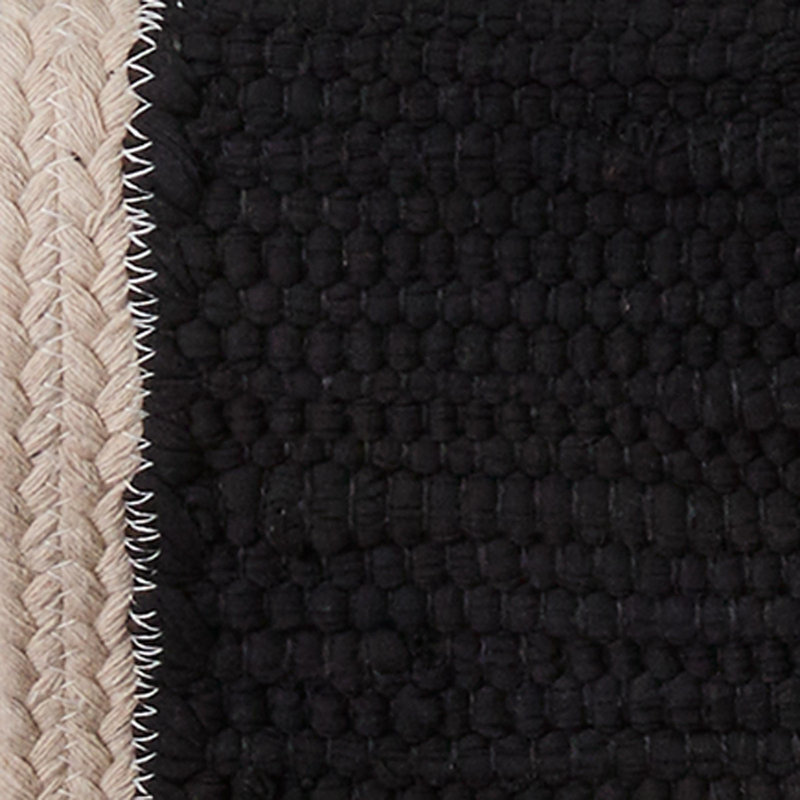 Dune Pebble Table Runner, Black, 54" L x 14" W