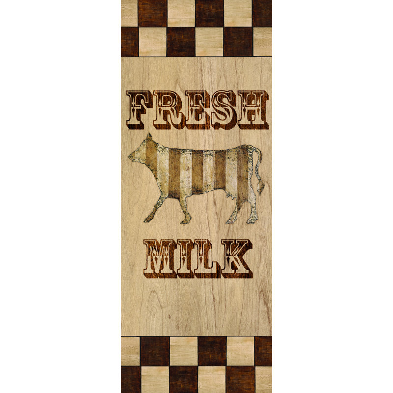 Fresh Milk - Painting Print, 91 cm H x 61 cm W, Black Floater Framed