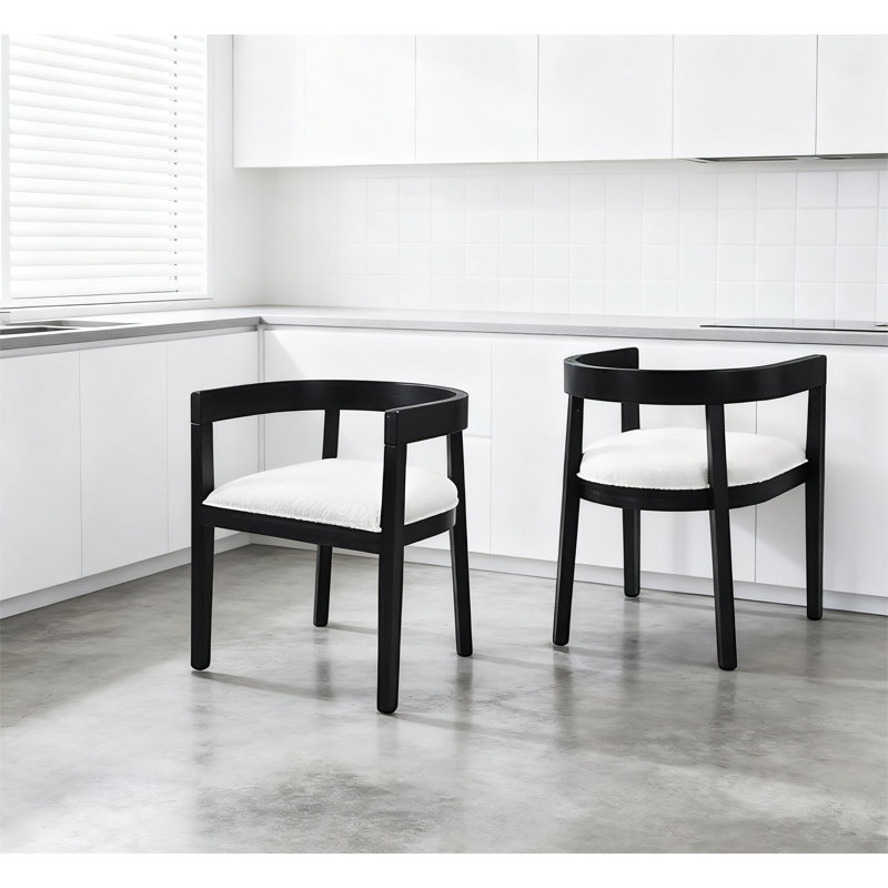 Chaise de salle à manger avec accoudoirs