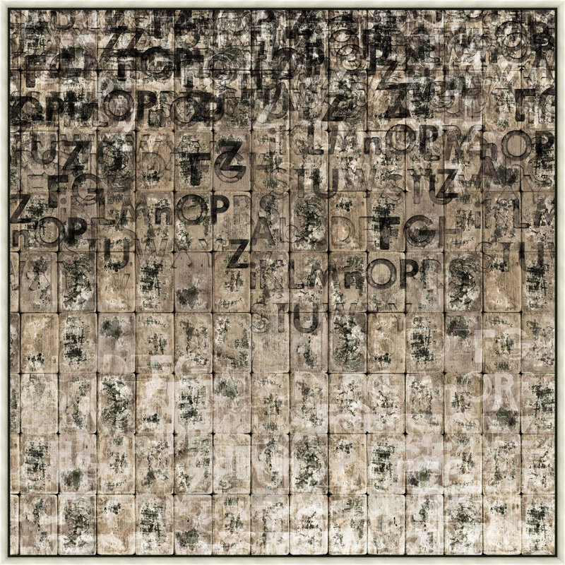 Type Block 1 Painting by Thom Filicia
