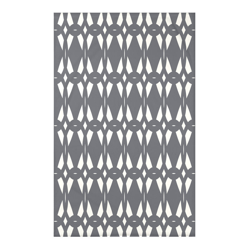 Jeté polaire, H 50 po x l 60 po x P 0,25 po, Gris