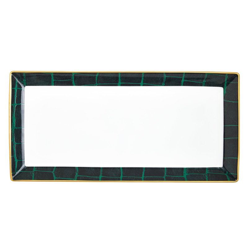 Alligator Rectangle Animal Print Decorative Tray