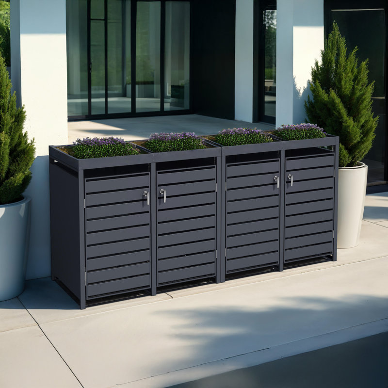 Wheelie Bin Covers Bin Store, Anthracite