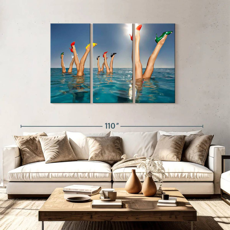 Swimming With Stilettos On, 48" H x 74" W