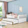 Kassidy Full Size 3 Drawers Daybed with Trundle
