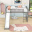 Lit mezzanine simple en bois avec glissade Ericia-1177340275
